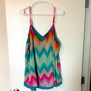 Torrid Multicolor Chevron Cami Top
